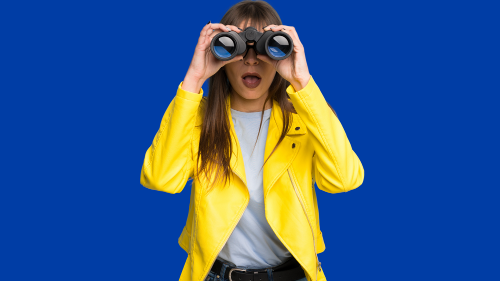 Visuel d'une femme avec ses lunettes