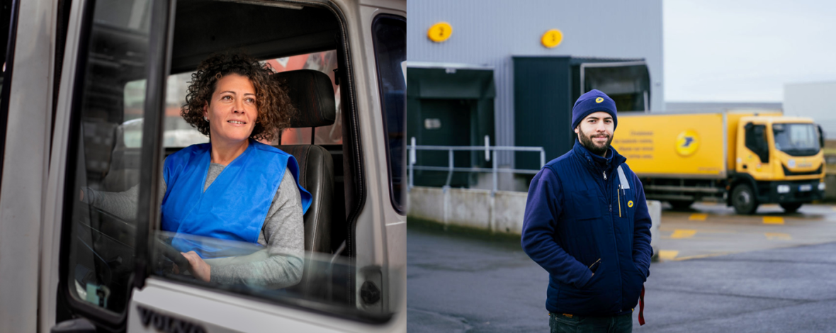 Conductrice et conducteur livreur