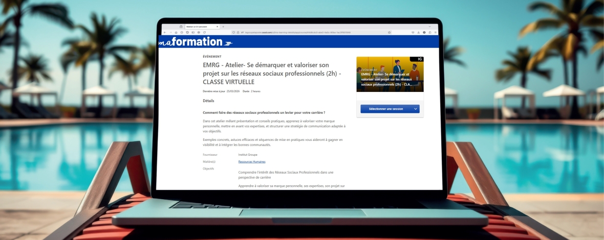 Atelier Réseaux sociaux pro en été