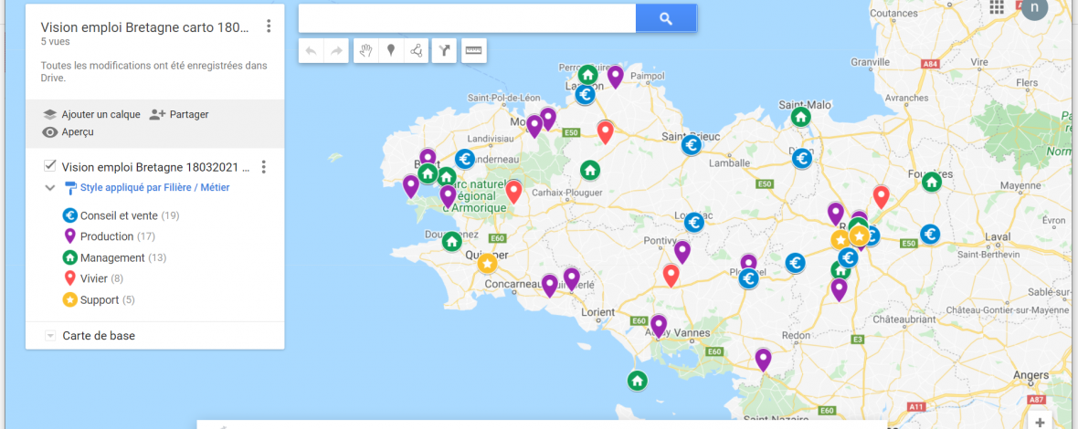 Quels sont les postes disponibles dans notre Région ? Une carte interactive à consulter ci-dessous !